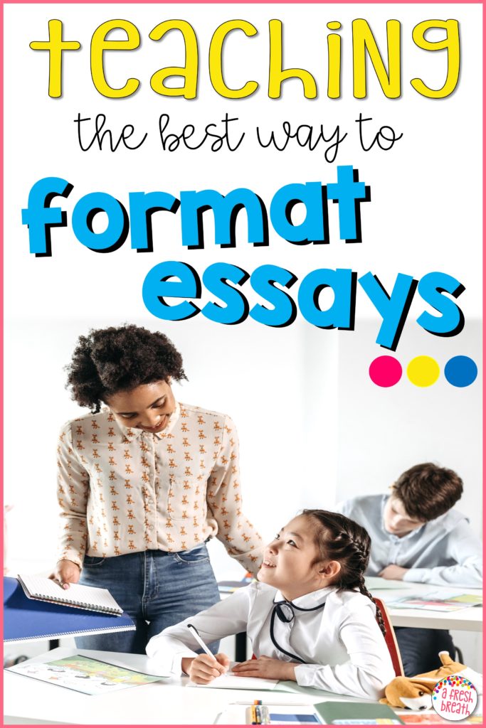 Teaching the best way to format essays can be tricky but use this guide to make it easier.