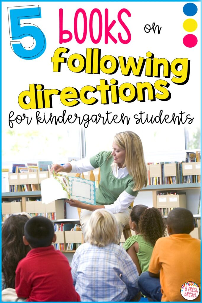 Check out these 5 helpful and engaging books on following direction for kindergarten and young learners.