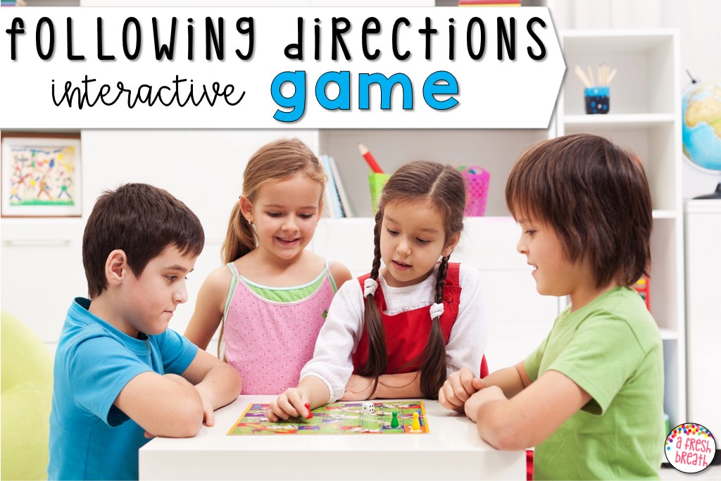 Use the game Simon Says or traditional board ones for a following directions interactive game that is sure to be a hit.