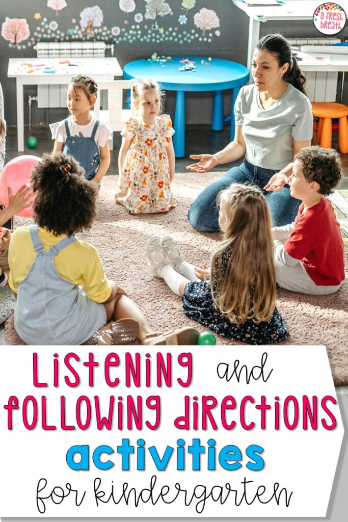 Check out these 5 listening and following directions activities for kindergarten to increase student’s SEL skills today.
