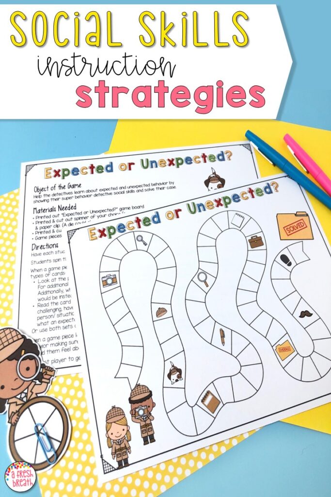 social skills instruction strategies